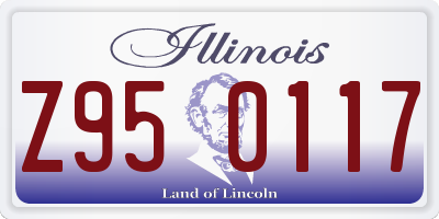 IL license plate Z950117