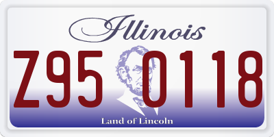 IL license plate Z950118