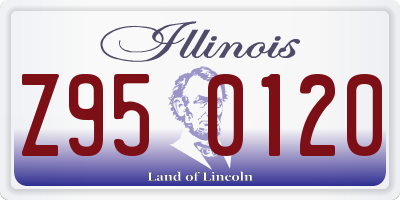 IL license plate Z950120