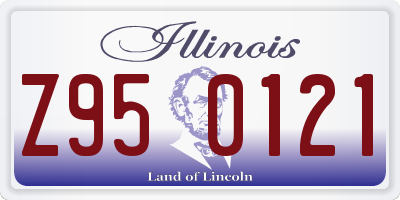 IL license plate Z950121