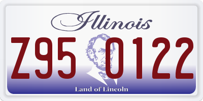 IL license plate Z950122