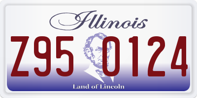 IL license plate Z950124