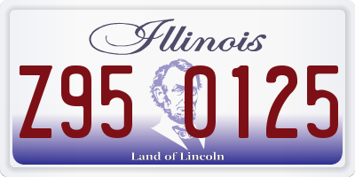IL license plate Z950125
