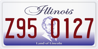 IL license plate Z950127