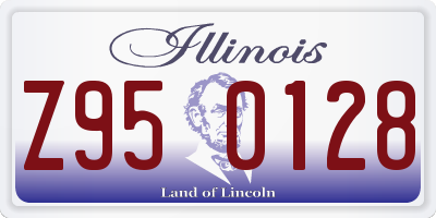 IL license plate Z950128