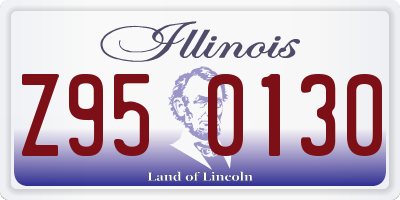 IL license plate Z950130