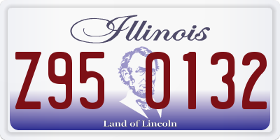 IL license plate Z950132