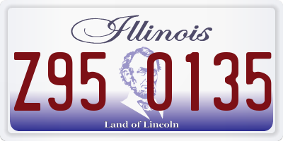IL license plate Z950135