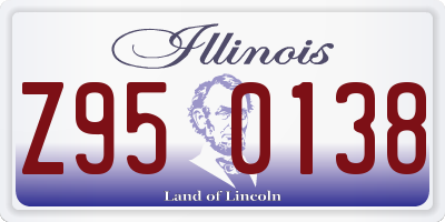 IL license plate Z950138