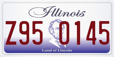 IL license plate Z950145