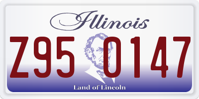 IL license plate Z950147
