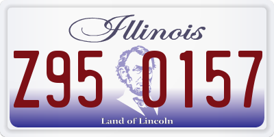 IL license plate Z950157