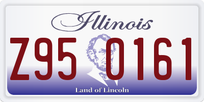 IL license plate Z950161