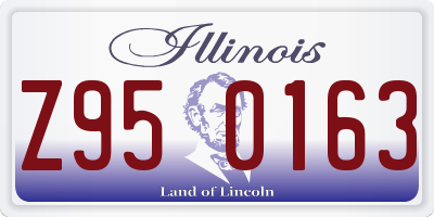 IL license plate Z950163