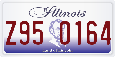 IL license plate Z950164