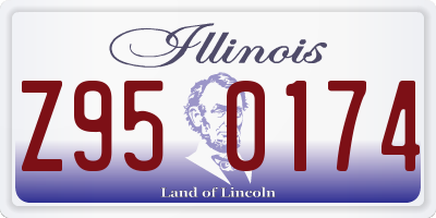 IL license plate Z950174