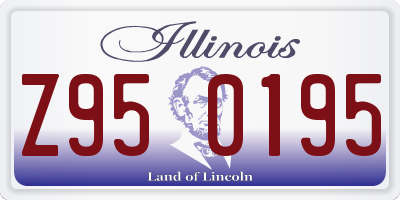 IL license plate Z950195