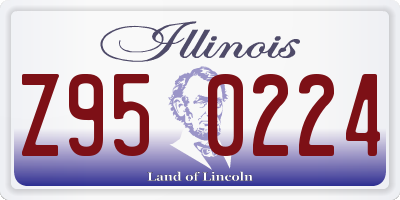 IL license plate Z950224