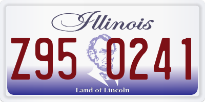 IL license plate Z950241