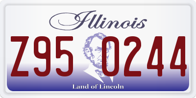 IL license plate Z950244