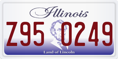 IL license plate Z950249