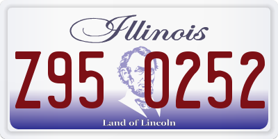 IL license plate Z950252