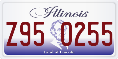 IL license plate Z950255