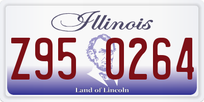 IL license plate Z950264