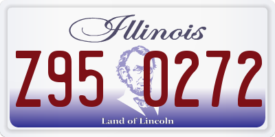 IL license plate Z950272