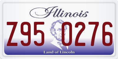 IL license plate Z950276