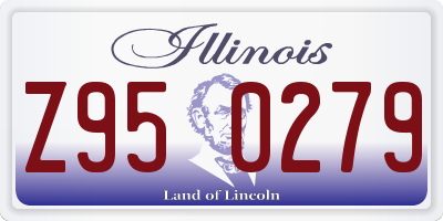 IL license plate Z950279
