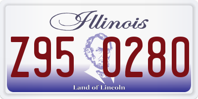 IL license plate Z950280
