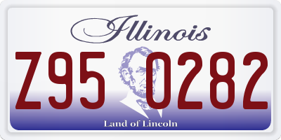 IL license plate Z950282