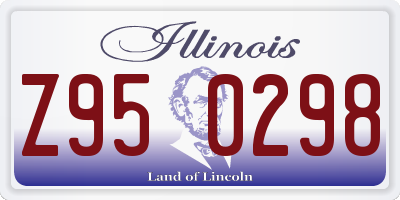IL license plate Z950298