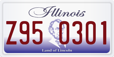 IL license plate Z950301