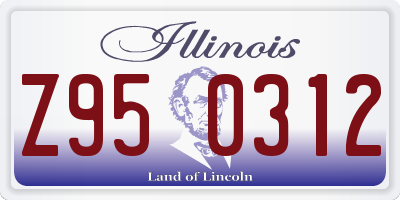 IL license plate Z950312