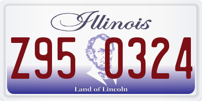 IL license plate Z950324