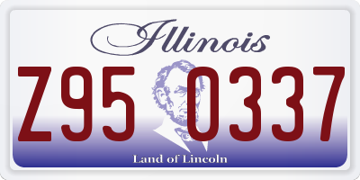 IL license plate Z950337