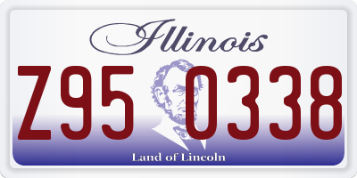 IL license plate Z950338