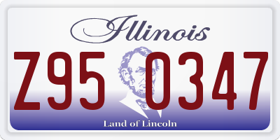 IL license plate Z950347