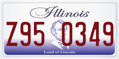 IL license plate Z950349