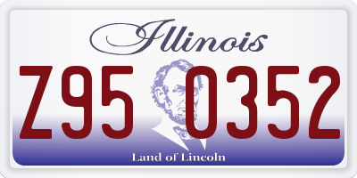 IL license plate Z950352
