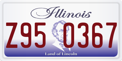 IL license plate Z950367