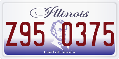 IL license plate Z950375