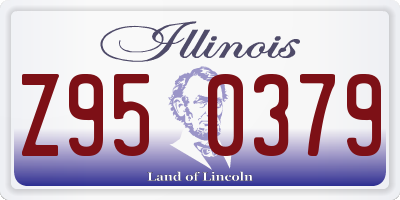 IL license plate Z950379