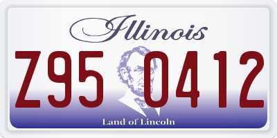 IL license plate Z950412