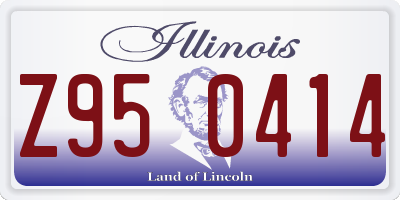 IL license plate Z950414