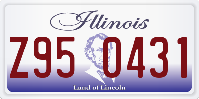 IL license plate Z950431