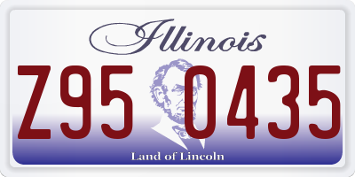 IL license plate Z950435