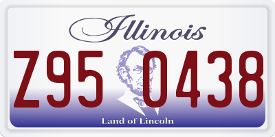 IL license plate Z950438